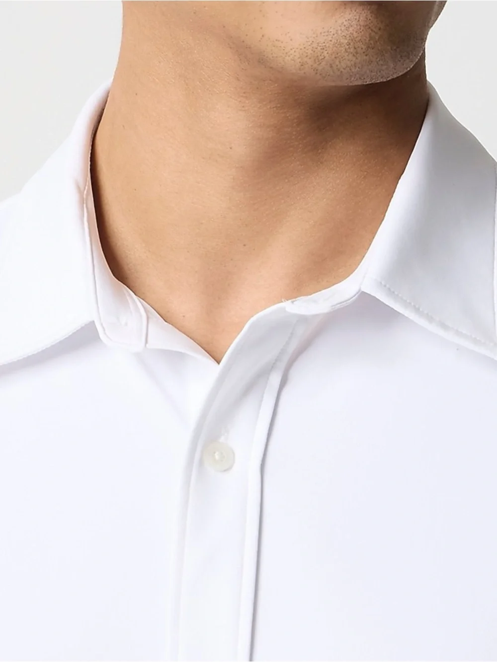 J.Crew Men's All-Day Performance Button Down Shirt White Size Large Long Sleeve